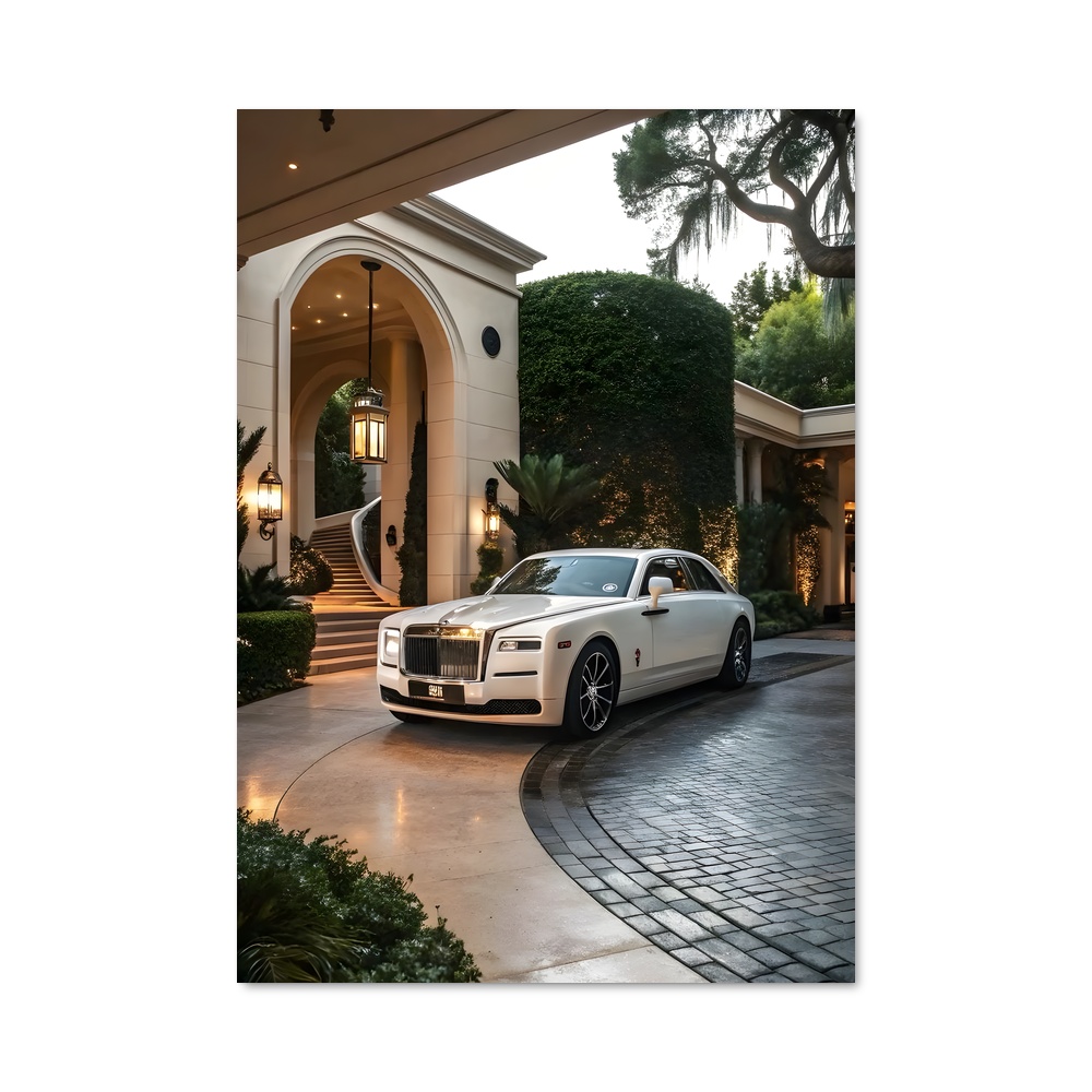Poster Rolls Royce majestueux